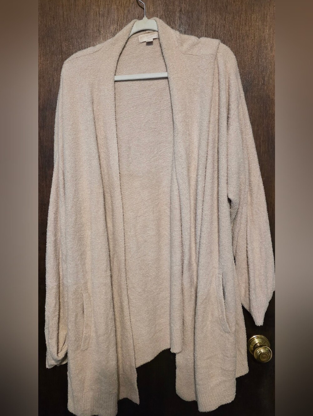 Barefoot Dreams Cardigan in Pink Sand